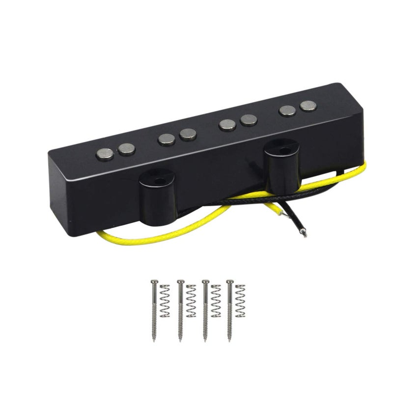 FLEOR Alnico 5 J Bass Pickups Bridge Pickup for 4 Strings J Bass Guitar Pickup Part - Image 4